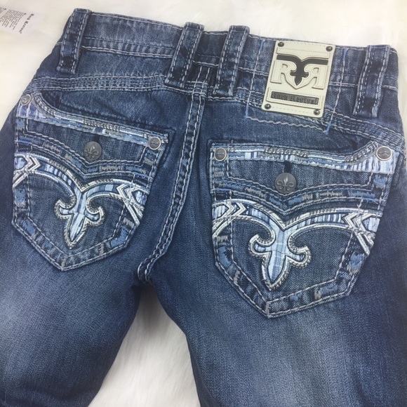 rock revival slim straight jeans